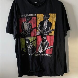 Black Graphic 5SOS T-Shirt